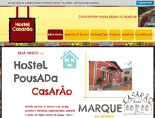 Tablet Screenshot of hostelcasarao.com